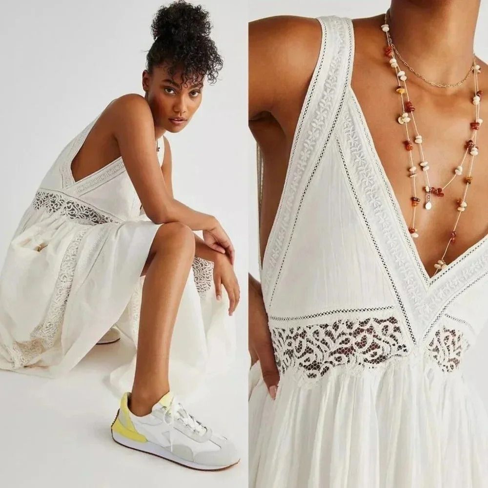 Free People Carla Lace Dress Size XS NWT $168 - Picture 10 of 12